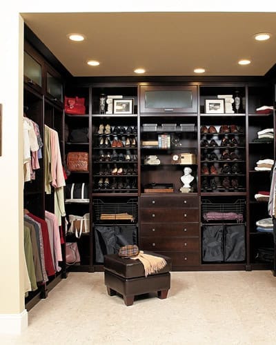 custom bedroom closet