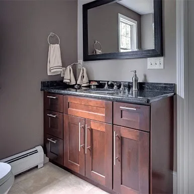small custom bathroom vanity