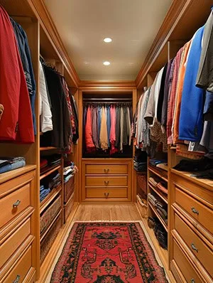 custom closet installed by pros