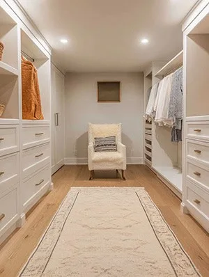 custom bedroom closet installation